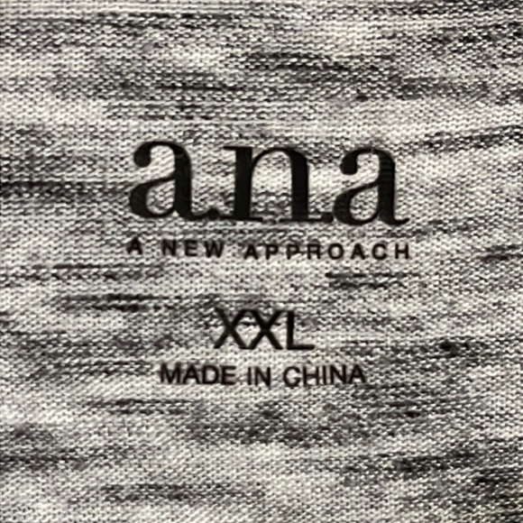 a.n.a Gray Marled "I'M NOT ME WITHOUT COFFEE" Tee Shirt in XXL - Picture 4 of 16